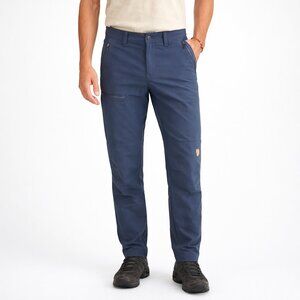 Fjällräven Abisko Trail Stretch Trousers Blue Gray Size 44 US 29